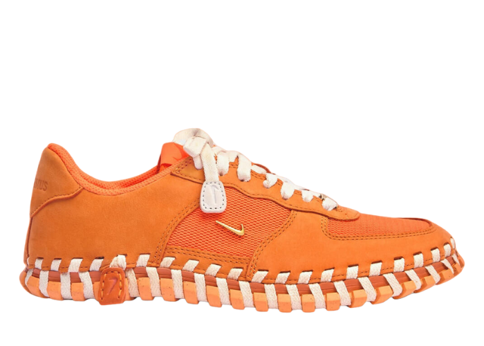 The Jacquemus x Nike J Force 1 Low Bright Mandarin Releases